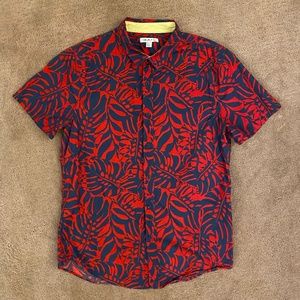 The Rail Patterned Button Up